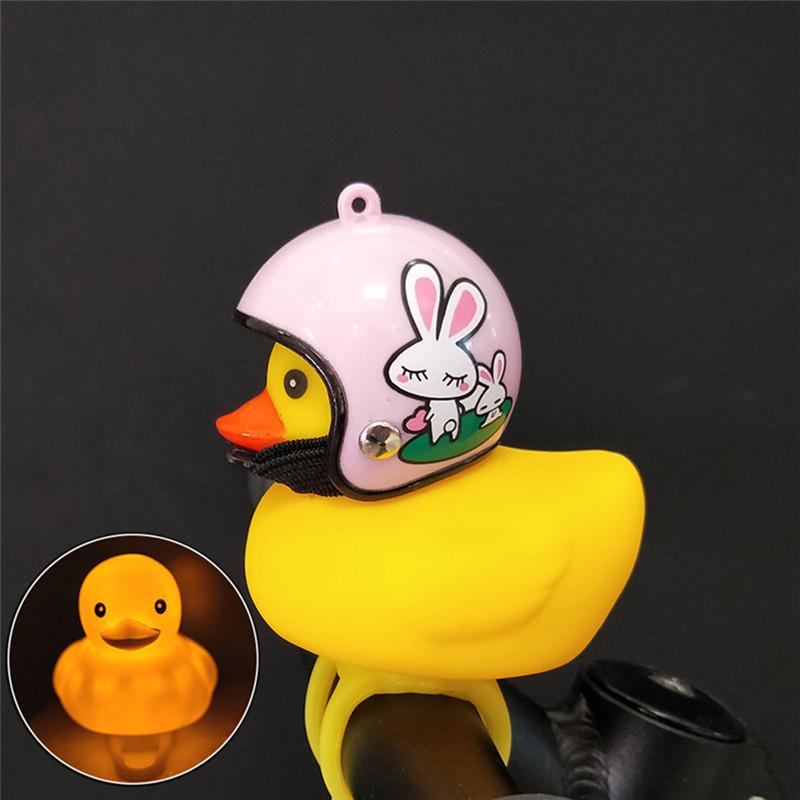 Cycling Lights Bicycle Lights Duck with Helmet Small Broken Wind Yellow Duck Road Bike Motor Helmet Riding Bicycle Accessories