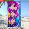 2D Flat 1pc Kpop Combination Beach Towel-Soft,Ultra-Absorbent Microfiber,Lightweight,Perfect for Beach