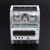 digital energy meter 3 phase 220v 380v 20a 80a kwh rail installation power meter