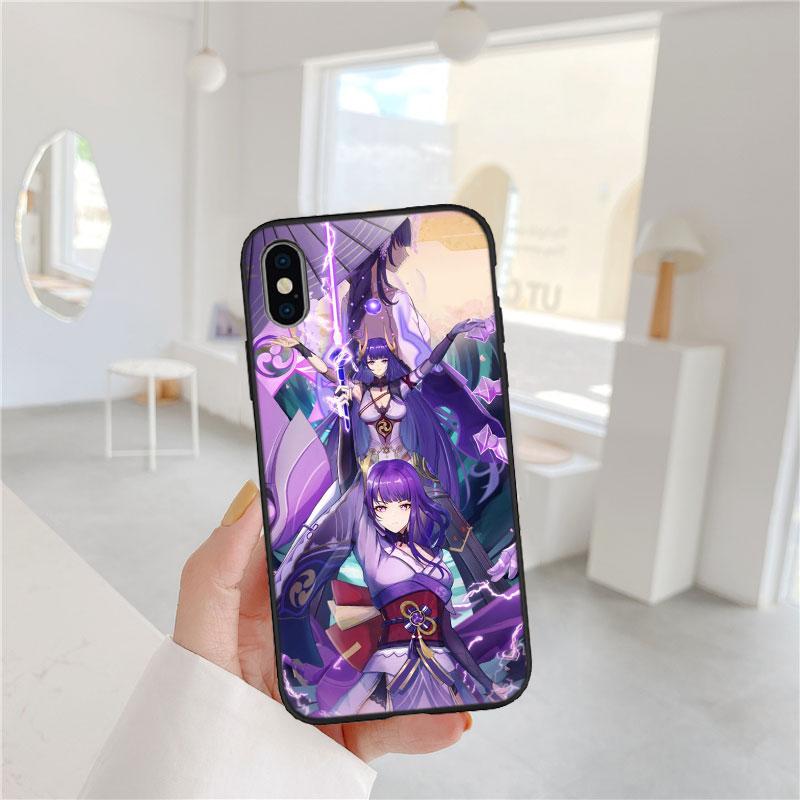 CJ60 Genshin Impact Soft Shell Phone Case for Redmi Note 10 11 12 Pro Max 10S 10C 10T 11A 11S 12S 12C