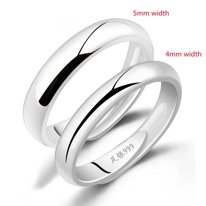 

Buyee 925 Sterling Silver Couples Ring Elegant Can Engrave Name & Date Open Ring for Women Men Classic Fine Jewelry Circle resizable