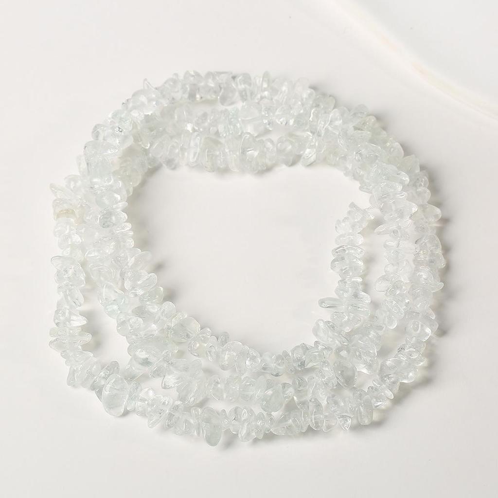 80cm Natürliche Amethyst Splitterkette - Poliert, Unregelmäßige Streifen für DIY Schmuck & Armbänder