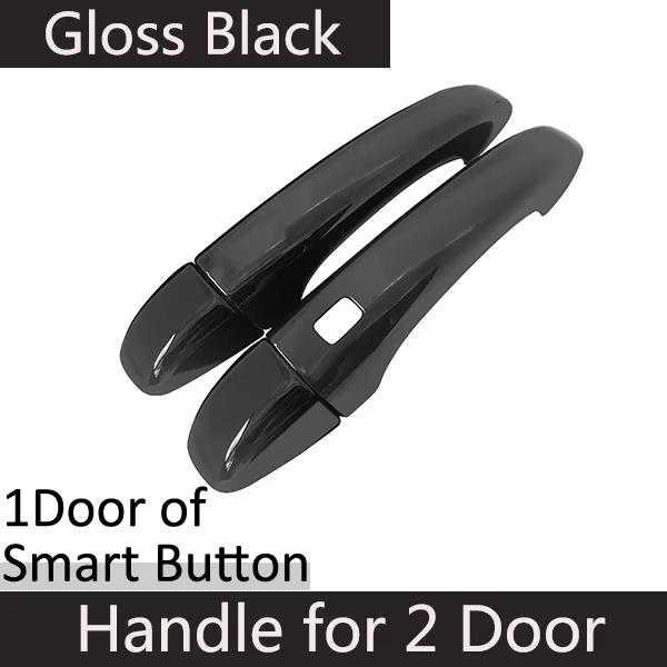 Door Handle Cover For Renault Arkana ~2024 Samsung XM3 Gloss Black Exterior Handles Cover Car Accessories Stickers