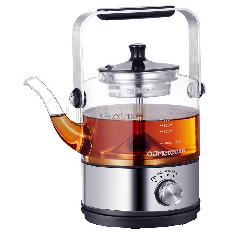 Электрический чайник Чайник Кофейник Стеклянный Паровой чайник Автоматический Набор Электрический чайник Электрический чайник для горячей воды