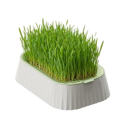 Pet Cat Grass Planter Box Cat Grass Growing Tray Hydroponic Cat Grass Planter Wheat Grass Growing Pot Nursery Cat Planter Tray