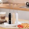 Electric Milk Frother Stainless Steel Handheld Milk Mixer Rechargeable Coffee Whisk Egg Beater Kitchen Tool