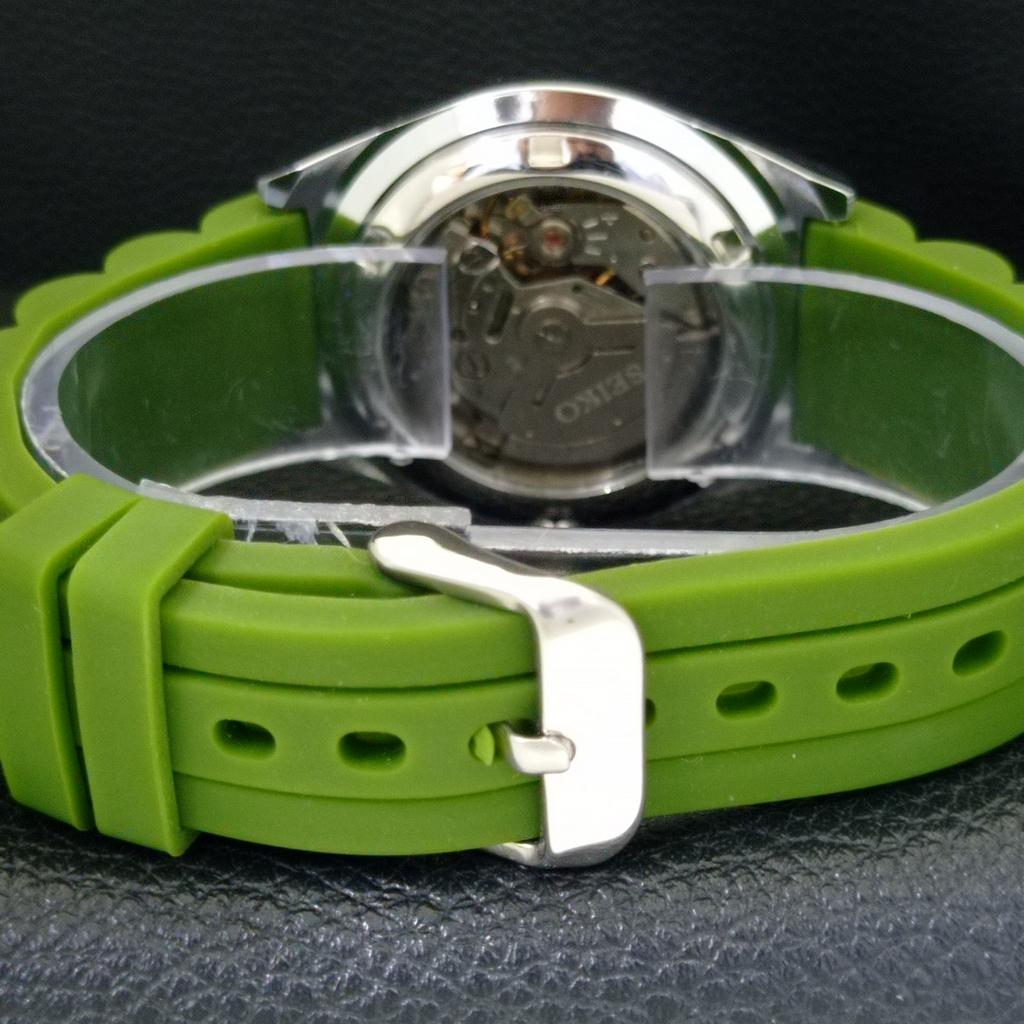 JAPAN VINTAGE REFURBISHED SEIKO 5 AUTOMATIC 6309A MENS GREEN WATCH a440779-4 Sk-a440779