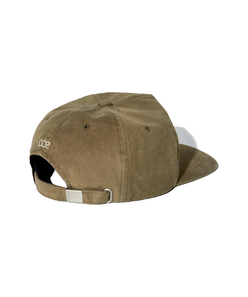 PEACE MAKER Pce Wave Applique 5-Panel Cap (Beige)