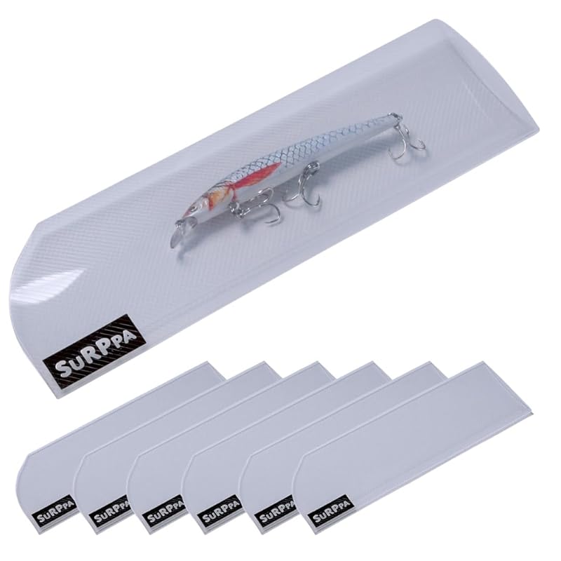 Soft Slupper Slim Lure Case, Individual Storage for Single Fishing (230mm x 75mm), Pack of 7 [Made by a Fishing-loving President]