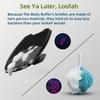 Exfoliating Silicone Brush Cleanser No Slip Handle Body Scrubber Clean Tools Bath Black Brush Massage Skin Bathroom Accessories