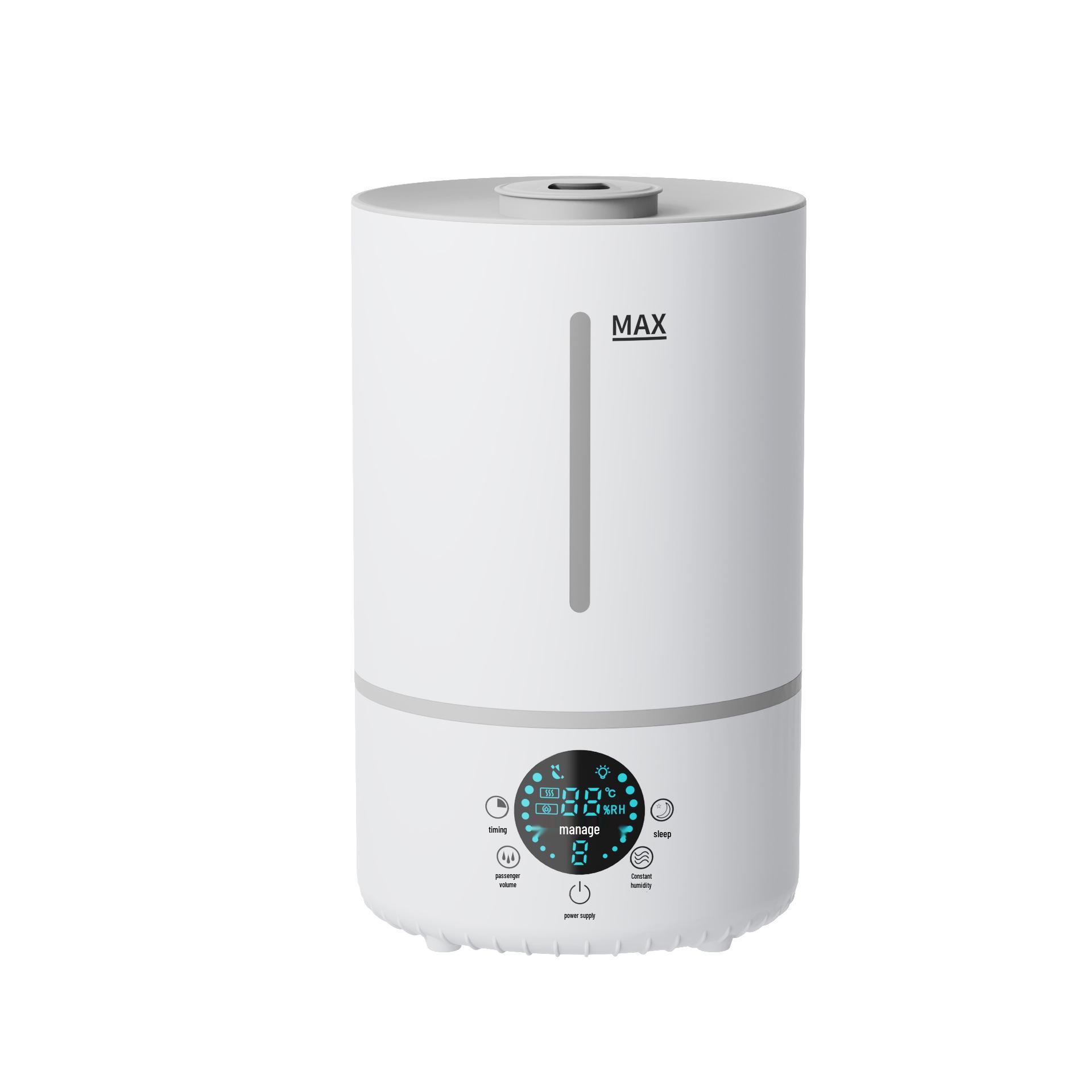 

Quiet Ultrasonic Air Humidifier with Large Mist Output for Home, Bedroom, and Living Room Manual