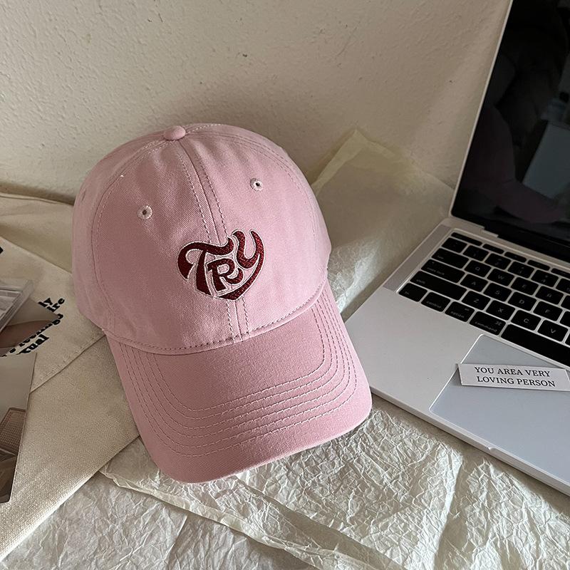 

Japanese Spring and Summer Students Letter Embroidered Baseball Cap Korean Version Men and Women Casual Shopping Couple Trendy Baseball Cap M（54-58cm）