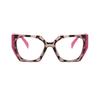 Fashion Cat Eye Optical Glasses Frames Women Brand Designer Luxury Anti Blue Light Computer Eye Glasses Ladies Optical Eyewear