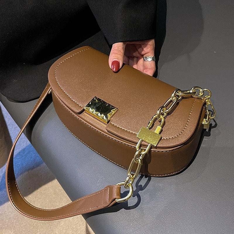 Fashionable Small Shoulder Crossbody Bag For Women In Classic Black And Coffee Colors For Spring Summer 2023