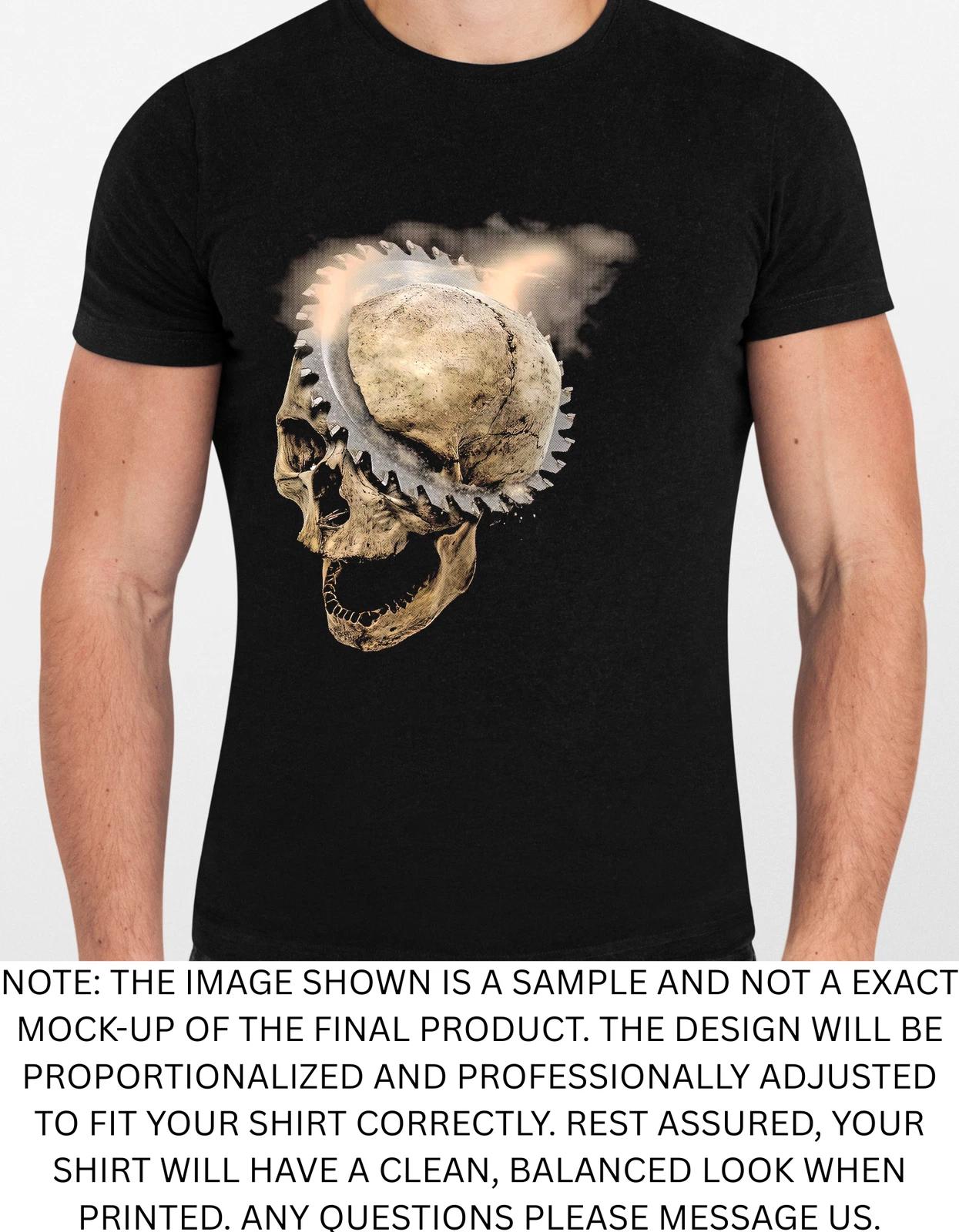 Men s and Women s T-shirts Skull Graphic XS