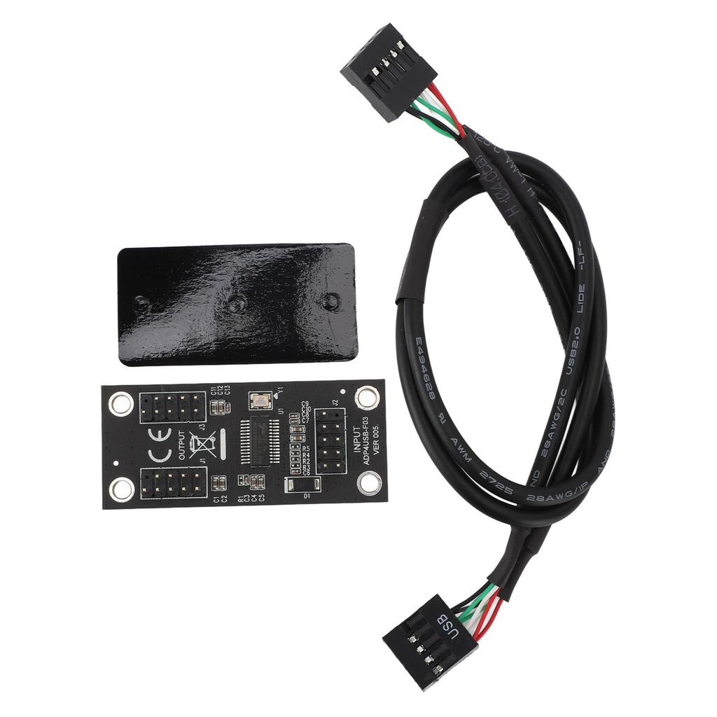 1 auf 2 Erweiterungs-Hub Splitter Adapter Hochgeschwindigkeitsübertragung 9 Pin auf Doppel 9 Pin Motherboard USB 2.0 Adapter