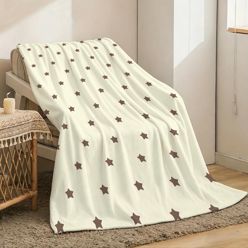 Stelle sono belle affascinanti Lancia Leggero 240g Coperta in Flanella Morbida Delicata sulla Pelle per Rinfrescarsi in Estate