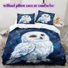 Starry Sky Animals Pattern Bedding Quilt Set Quilt Cover Pillowcase Home Decoration Birthday Gift (1 * Duvet Cover + 2 * Pillowcase, Without Core)