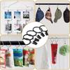 10 Pack Rustproof Drapery Metal Curtain Rings with Clips, Tension Curtain Hangers Clips, Decorative Curtain Rod Window
