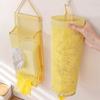 Mesh Garbage Bag Storage Bag Wall Mounted Plastic Bags Storage Organizer Grocery Bag Holder  Home