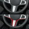 2x Bright Red Carbon Fiber Car Steering Whee Strip Sticker For BMW Z4 G29 19-22