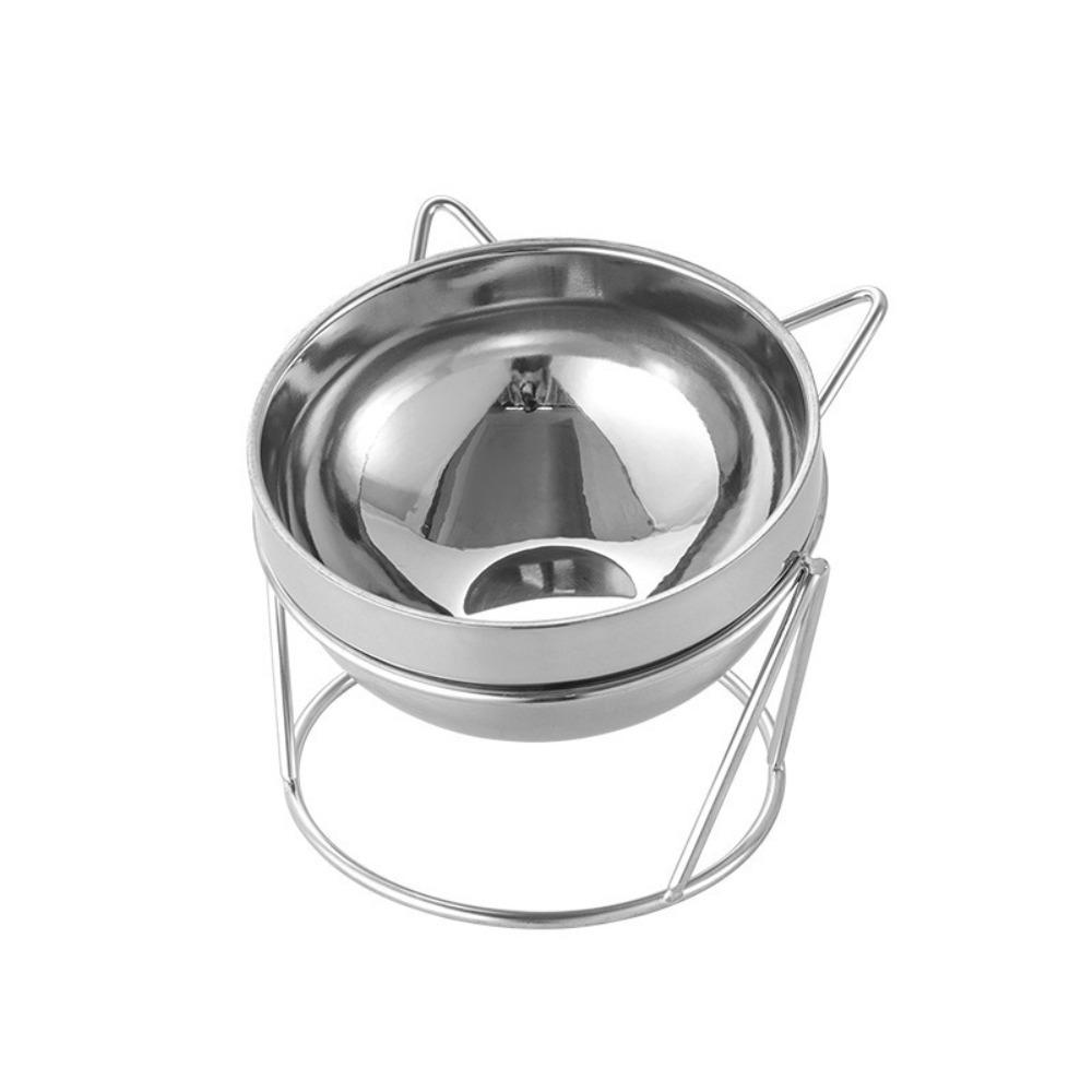 Fall-Resistant Cat Bowl With Stand Stainless Steel Stainless Steel Cat Bowl Pet Water Bowl For Pet