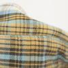 ARROW 80s vintage Check Pattern Long sleeve Cotton shirt XL white Men's Used