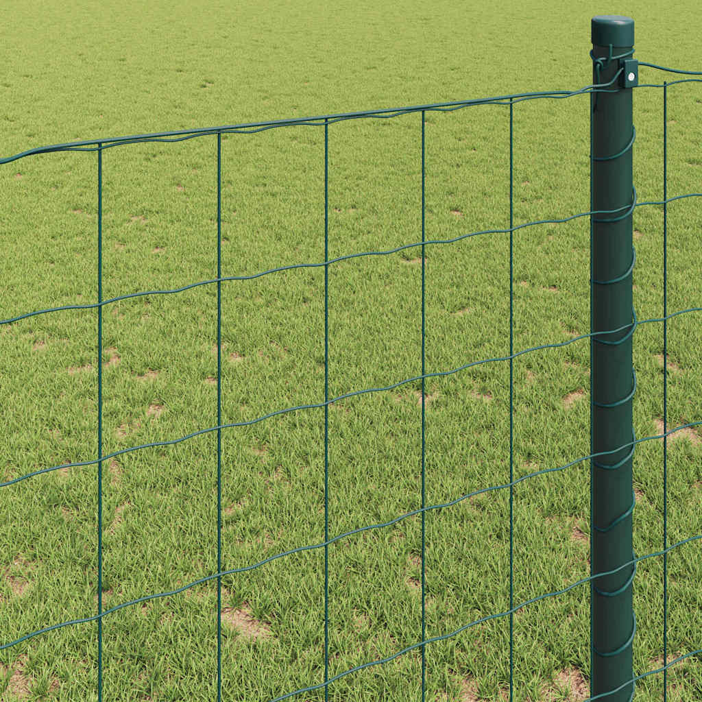 Euro Fence Green 1 X 10 M PVC Coated Iron