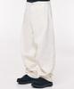 Descheuis Curved Wide Cotton Denim Pants [Cream]