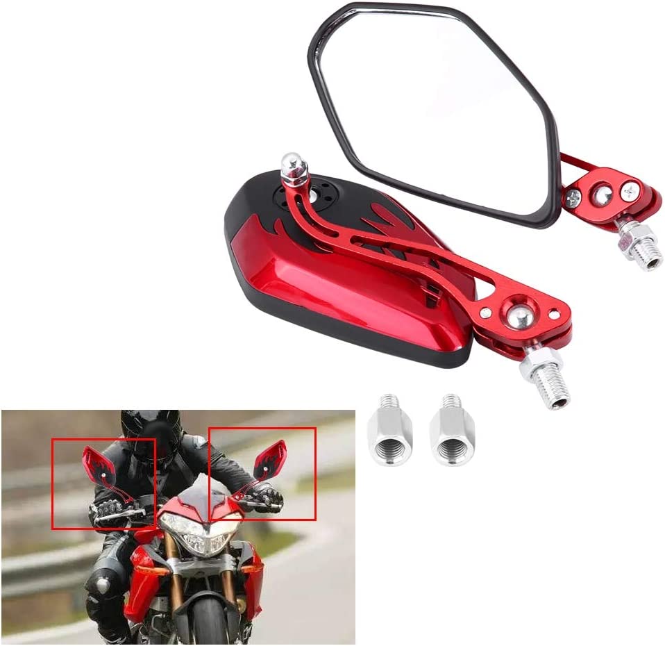 1 Pair Motorcycle Rear View Side Mirrors Auxiliary Rearview Mirror Universal Modified Parts For Scooter