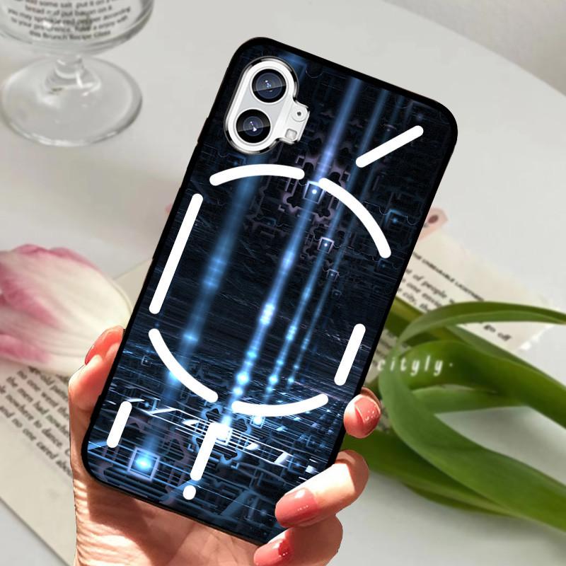 Hülle Für Nothing Phone 1 Hülle Stoßfest Schwarzer Bumper Rückseite Handyhülle Für Nothing Phone 2 Eins zwei Hülle Funda Nothingphone2
