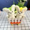 Cute Cartoon Creative Plush Potato Chip Bear Doll Car Keychain Student Schoolbag Pendant Doll Exquisite Small Gift