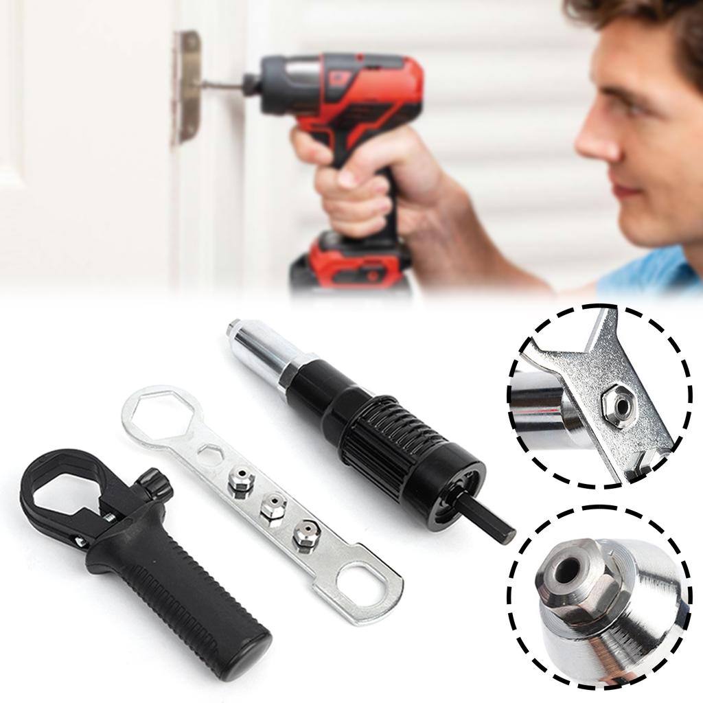 Rivets Drill Attachment Easy Processing For Pop-Riveting Work For Home DIY
