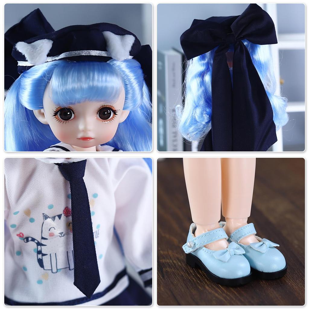 ICY Fortune Days Bjd Doll Snow and Ice Series Kids Great for DIY Girl Doll 1/6 - Doll, Gifts, Decoration, Exercise, Collection, (aimi)