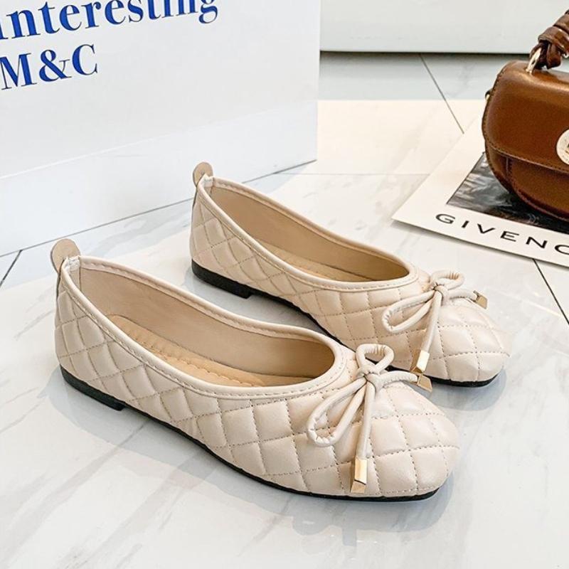 Summer Women's Flat Shoes Shallow Mouth Slip on Casual Shoes Lightweight Womens Loafers Square Toe Soft Sole Women Shoes Zapatos