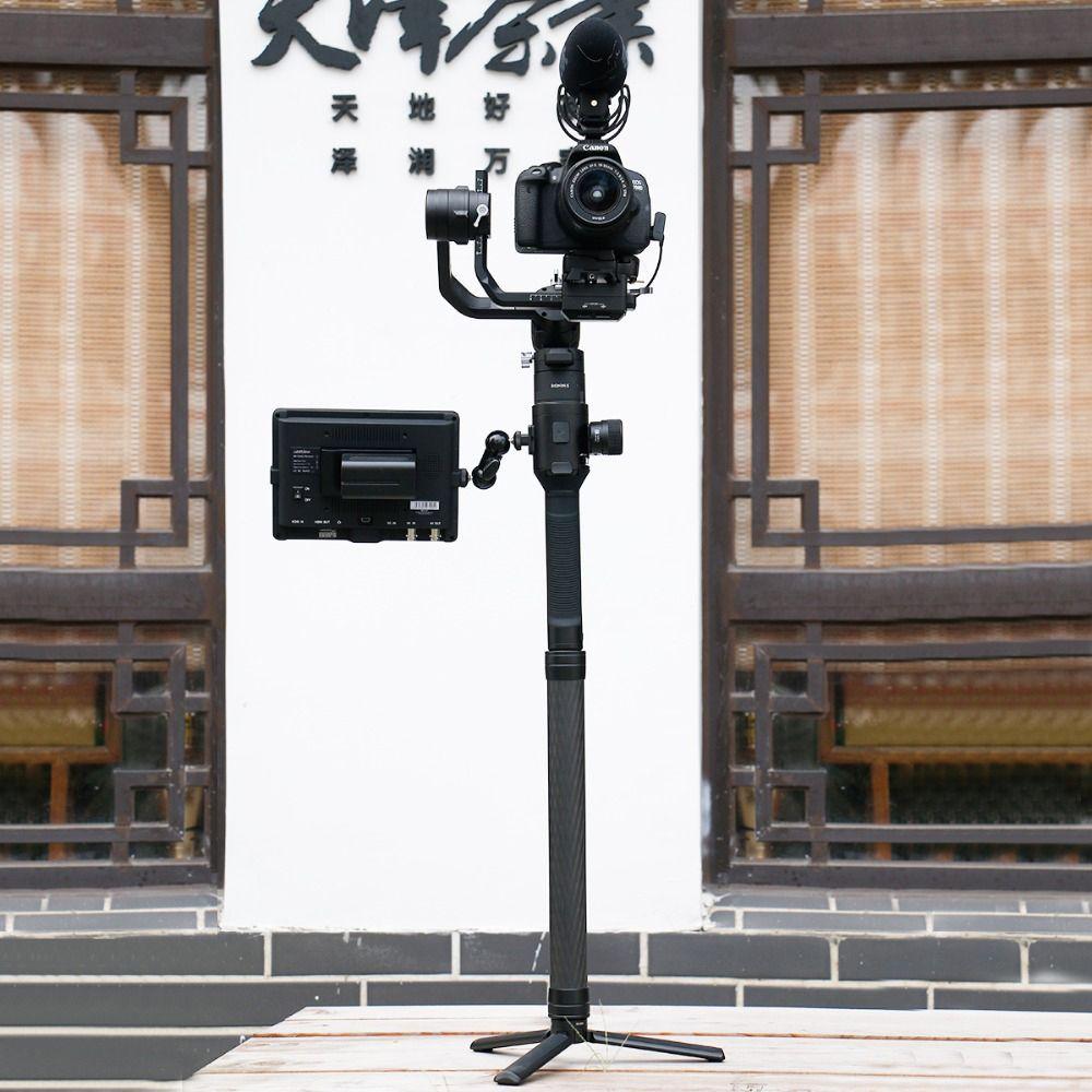 S Extension Monopod Pole Extendable Stick for DJI Extension Pole Stick 1/4'' Thread Stabilizer Rod