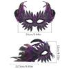 Adjustable Half Face masquerades Mask Owl Feather Accents Ergonomic Design For Costume Parties And Stage Performances