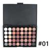 40-Color Eye Shadow Palette - Matte & Pearlescent Earth Shades for Smoky Makeup