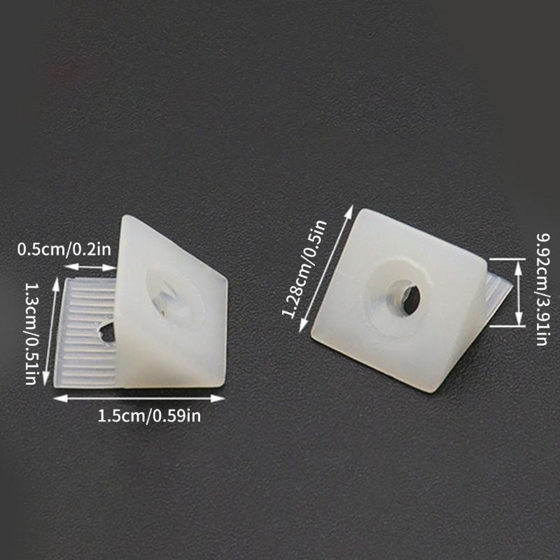 100/150Pcs Drawer Wedges with Screws Drawer Angles Code Bracket Fastener Fixing Mending Wedges for Repair Cabinets