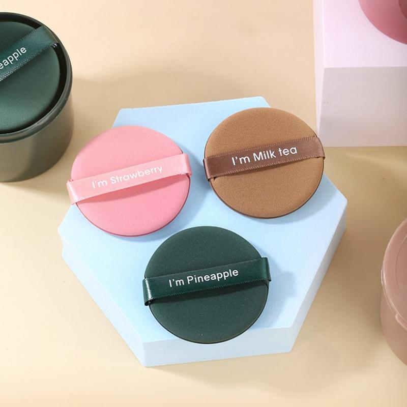 7Pcs/Box Strawberry Cosmetic Puff Set Double Side Women Soft Makeup Sponge Beauty Make Up Powder Tools