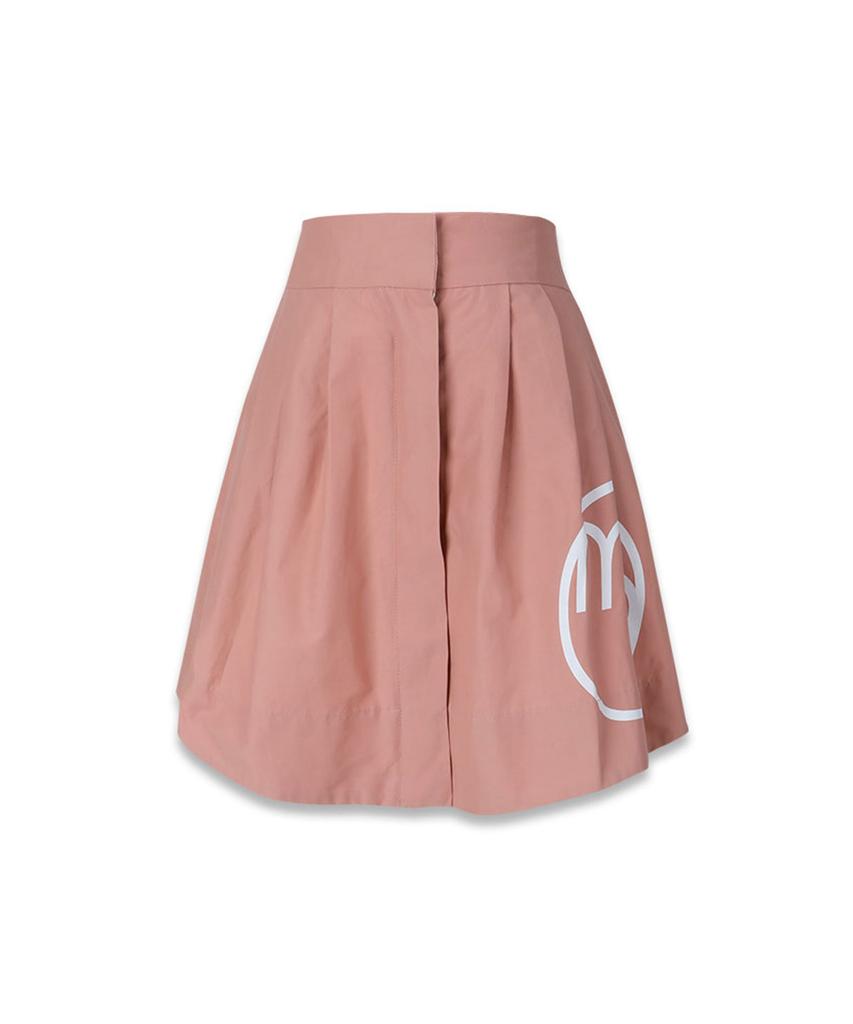 Mackie Balloon Zipper Skirt Pink
