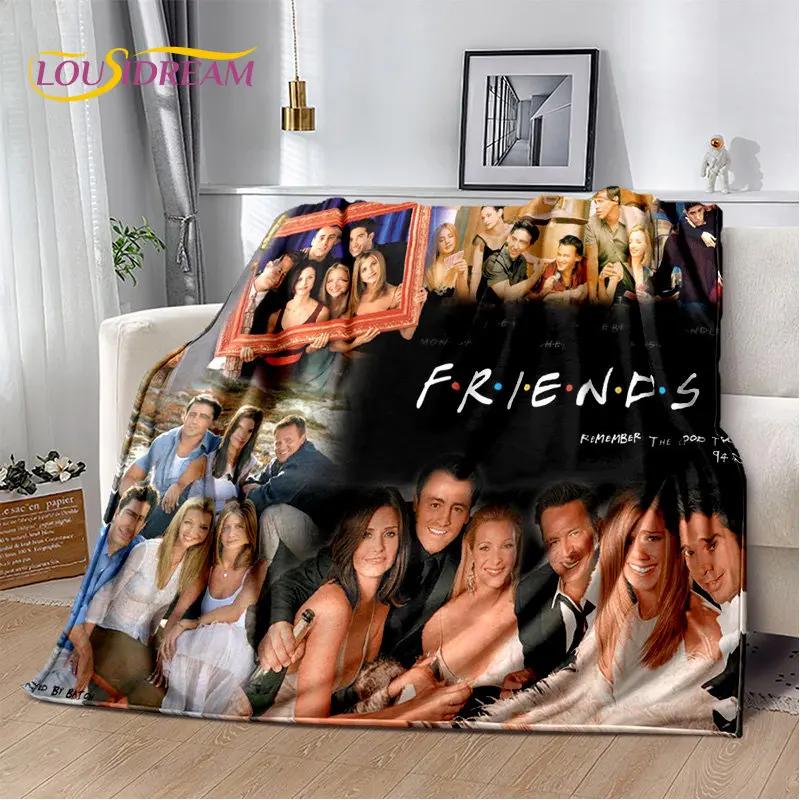 Friends TV Show D Printed Plush Throw Blanket Soft Flannel for Bedroom Living Room Sofa Picnic Cozy Cover