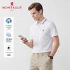 MONTAGUT Men's Summer Business Mesh Polo Shirt