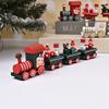 Multicolor Christmas Train Cartoon Animal Mini Christmas Tree Train  Ornament