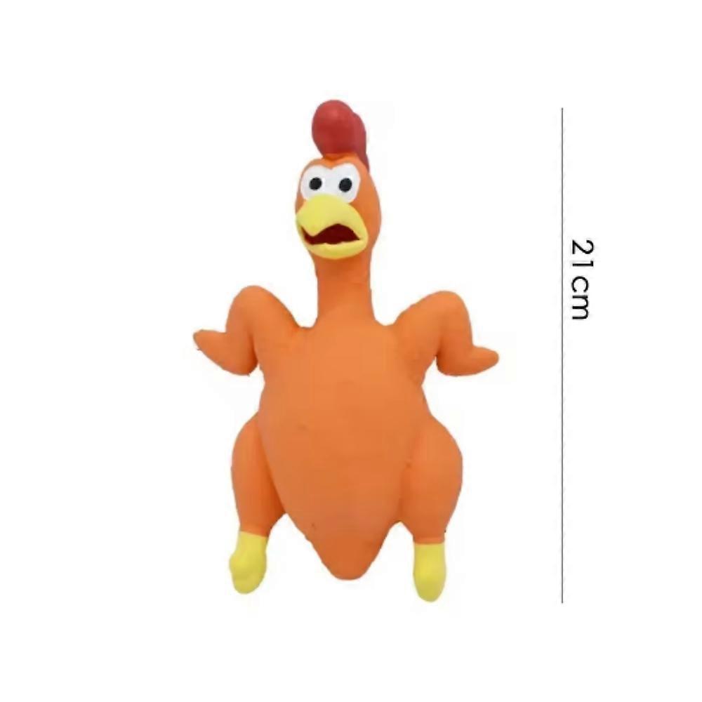 Squeaky Dog Rubber Toys Dog Latex Chew Toy Chicken Animal Bite Resistant Puppy Sound Toy Dog Supplies For Small Medium Large Dog