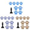 8pcs Non slip Bathtub Stickers Self-Adhesive Paw Print Decals Prevent Slips and Falls in the Bathroom Improve Security