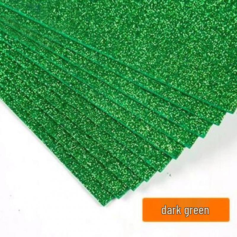 Glitter Self-Adhesive Foam Craft Paper for Kids