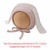 INS Cute Baby Ear Protection Hats Sweet Soft Newborn Beanie Hat Windproof Long Ear Baby Fetal Cap Winter
