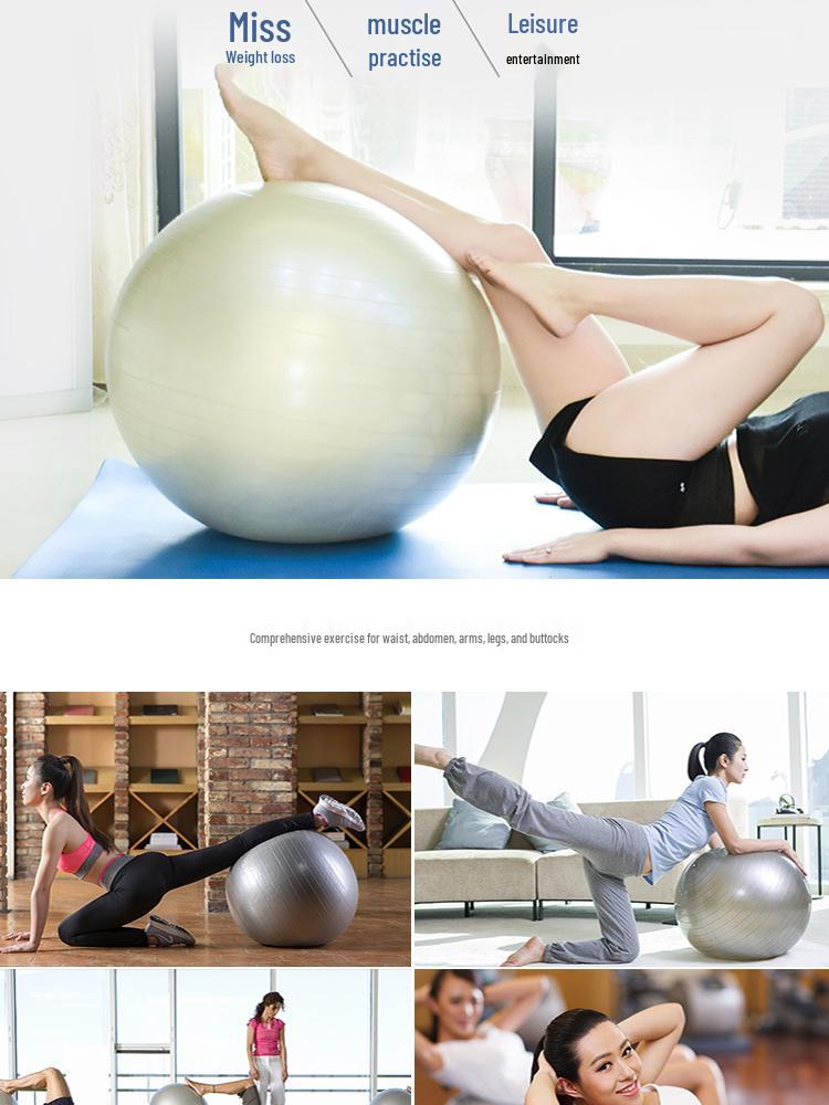 Kostenloser Versand Yogaball - 556575cm Verdickt, Explosionsgeschützt, Geruchlos Fitnessball