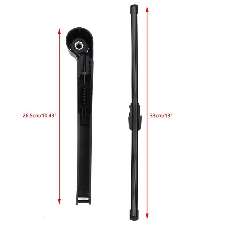 AA92-Rear Windshield Wiper And Blade Set 6Q6955707C For Passat 5 Golf MK5 -Polo 9N 6R Skoda Fabia II Roomster Seat